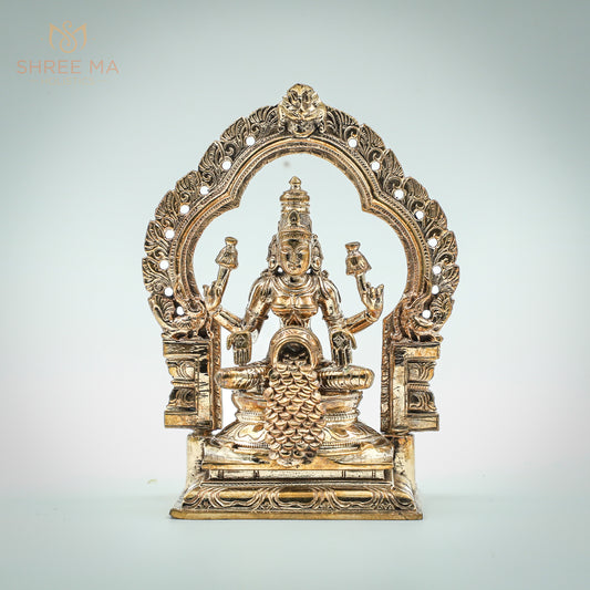 Kuberalakshmi 5" Panchalogam bronze idol