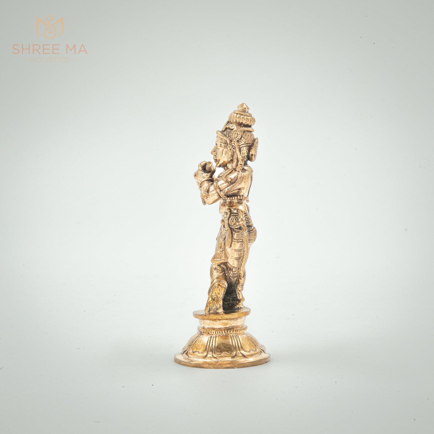 Krishna 4" inches panchalogam bronze idol