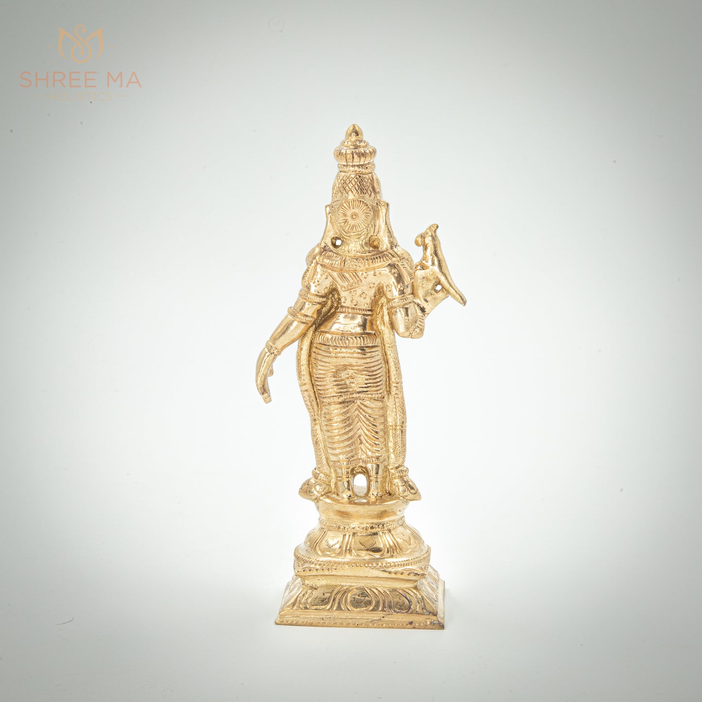 Meenakshi 6" inches panchaloha panchalogam Bronze Idol