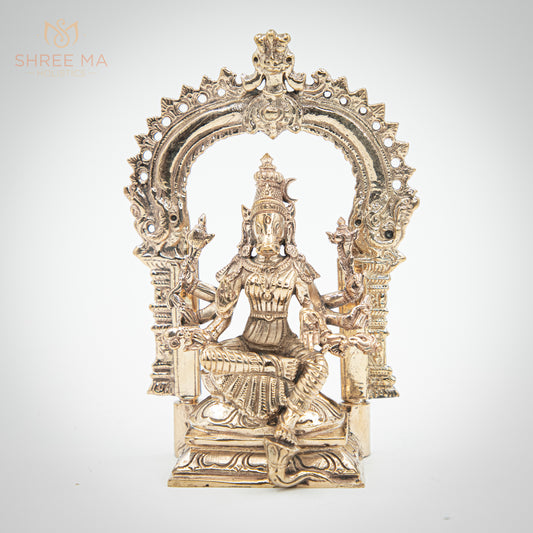 Varahi Amman 5.5" | Handmade | Madhuchista-Vidhana (Lost-Wax casting) | Panchaloha Bronze from Swamimalai