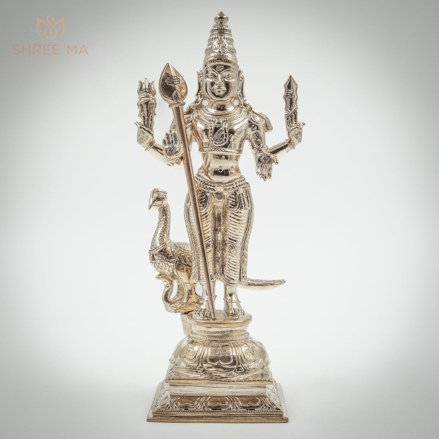 Subramaniyar 9" | Handmade | Madhuchista-Vidhana (Lost-Wax casting) | Panchaloha Bronze from Swamimalai