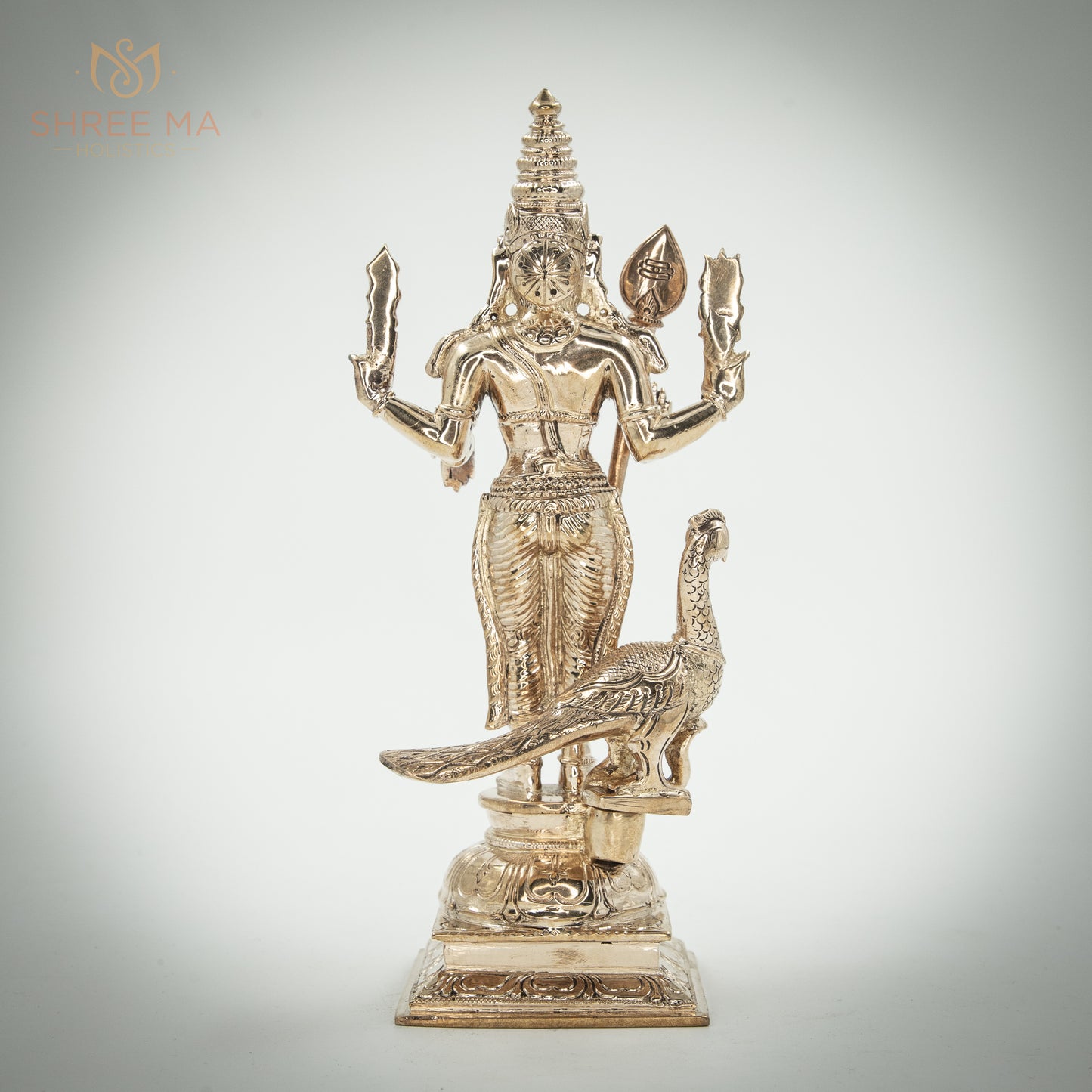 Subramaniyar 9" | Handmade | Madhuchista-Vidhana (Lost-Wax casting) | Panchaloha Bronze from Swamimalai