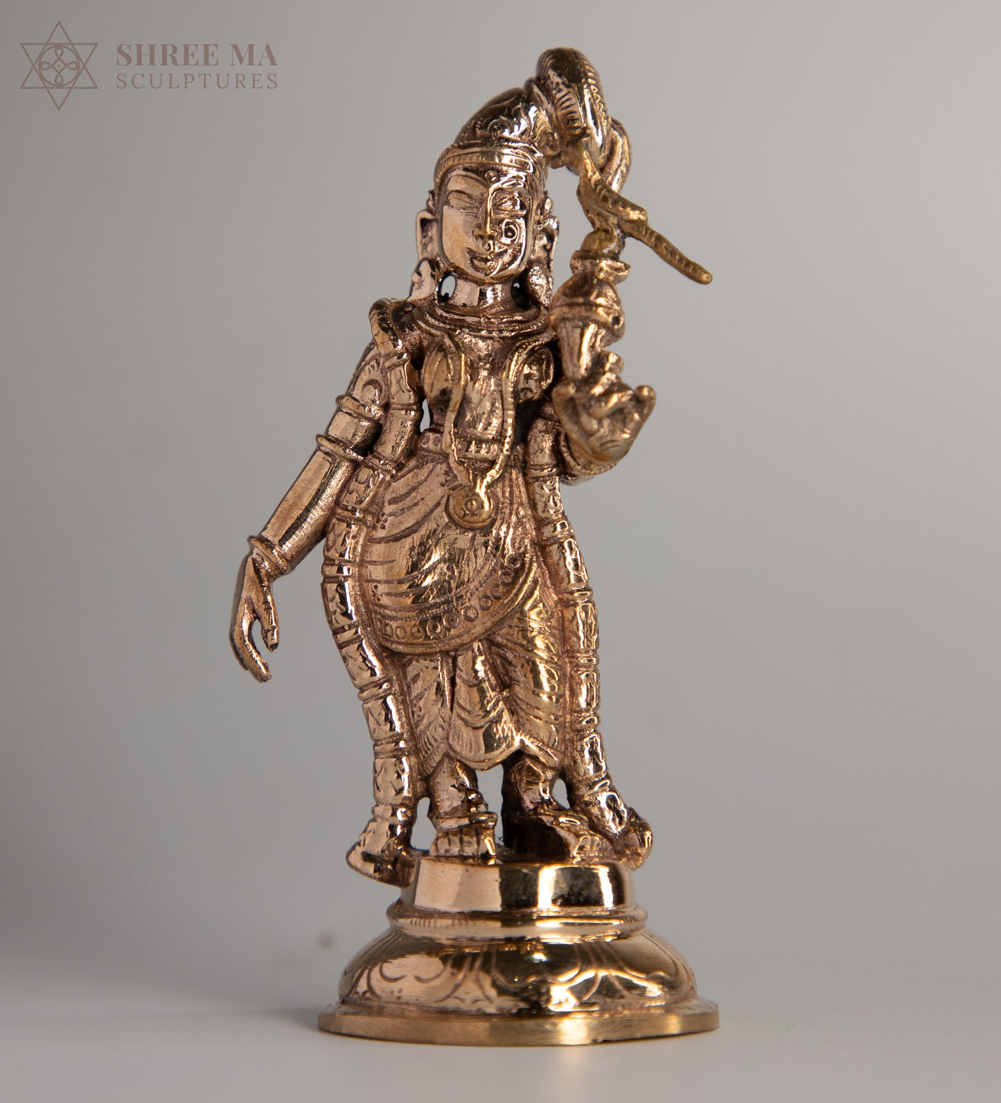 Andal 3.5" Panchaloha idol |  Divine Sculpture